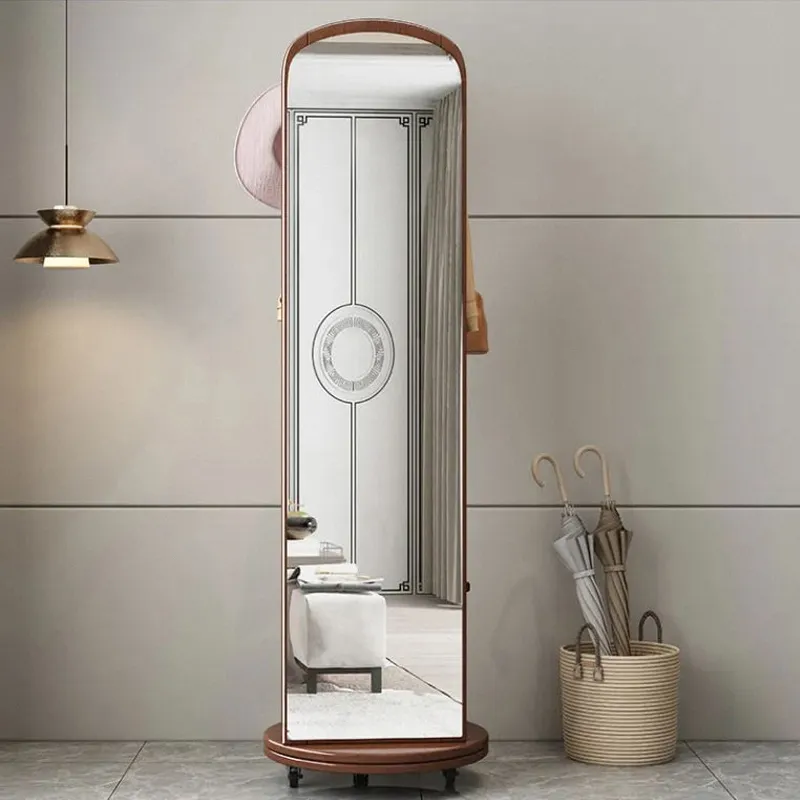 Hanging Clothes Rack Storage Function Mirror