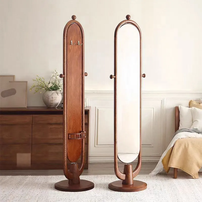 Hanging Clothes Rack Storage Function Mirror