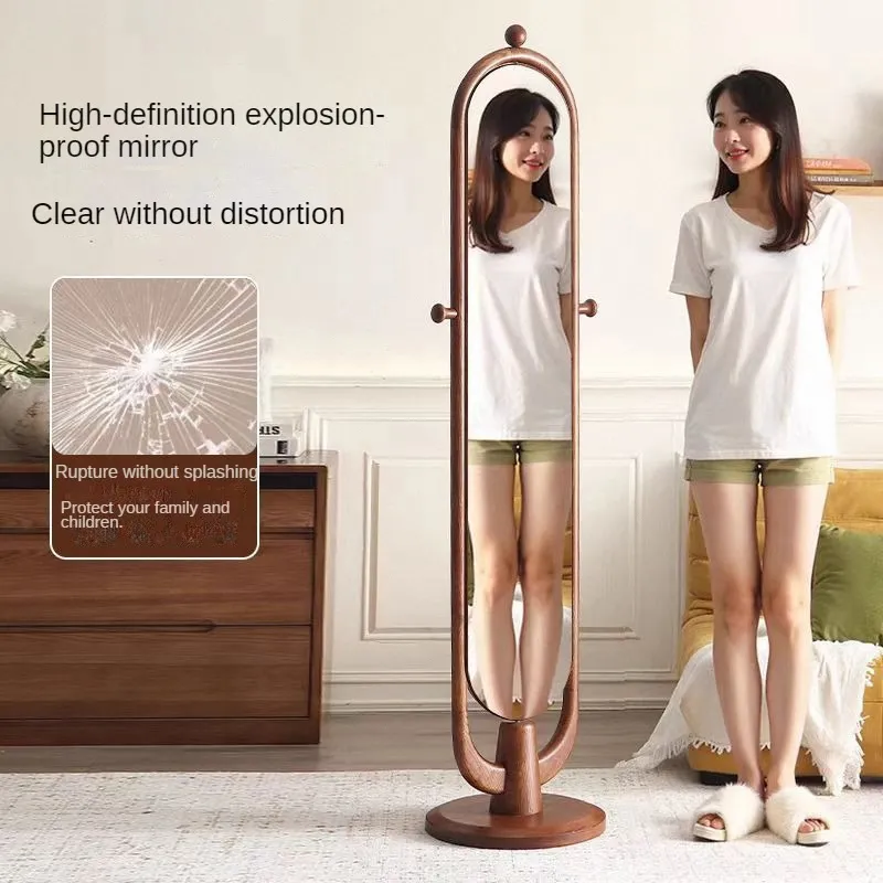 Hanging Clothes Rack Storage Function Mirror