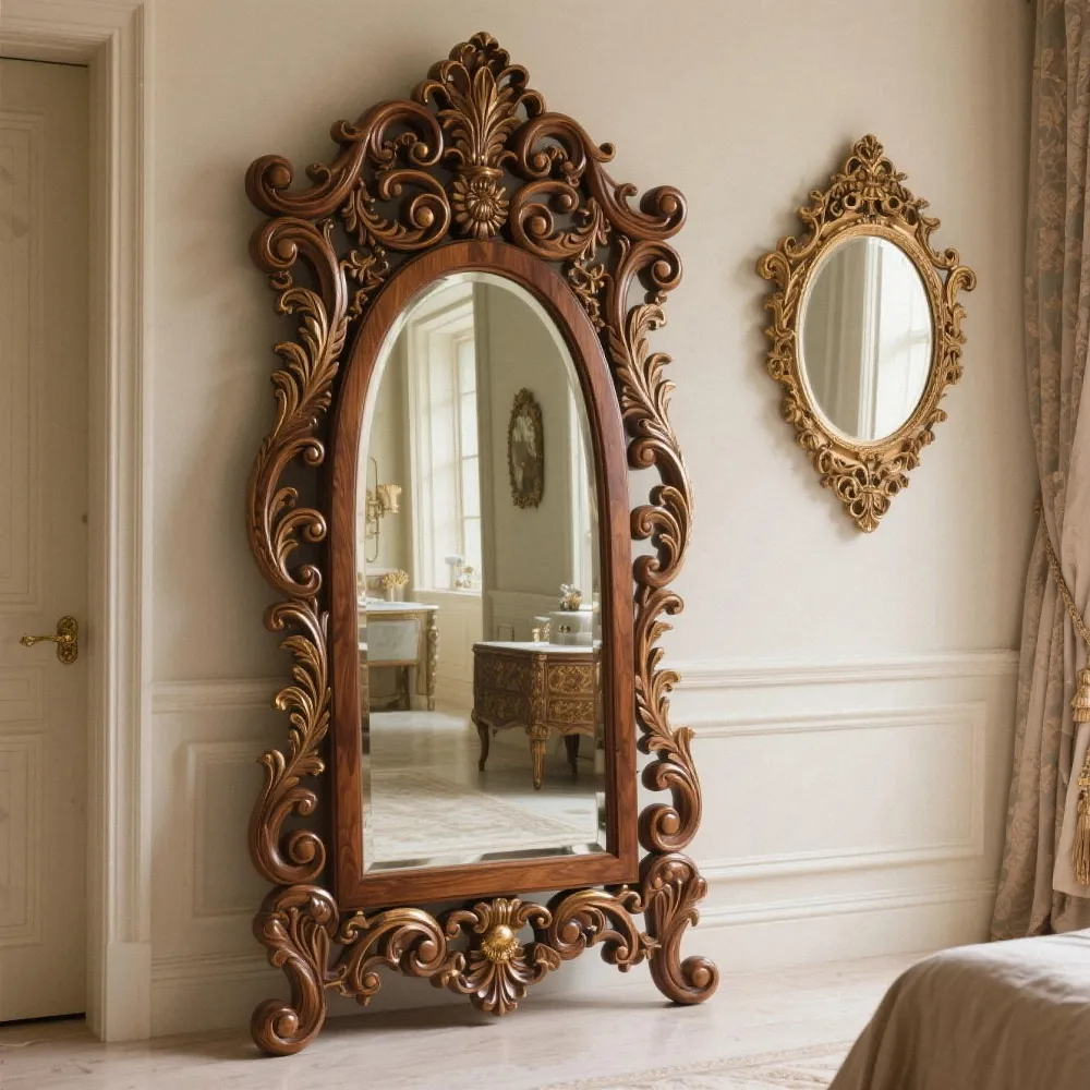 oval mirror led